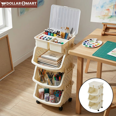 MultiPurpose Kitchen Trolly Rack 4 Layer