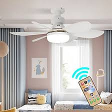 40W LED Ceiling Fan with Lights Dimmable E27 Bedroom Living Room Fan Lamp Modern